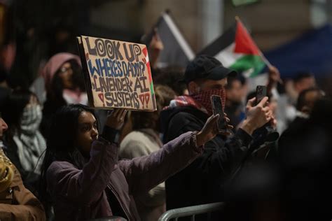 ‘columbia You Will See We Are All Sjp Solidarity Protests Continue