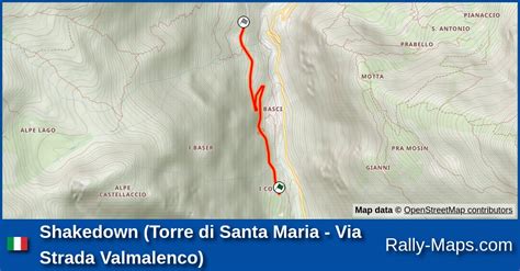 Shakedown Torre Di Santa Maria Via Strada Valmalenco Stage Map