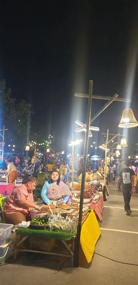 Ayutthaya Night Market, an attractive and impressive night market a...