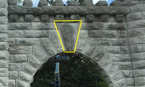 This Structure Features A Keystone A Keystone Is The Center Stone In