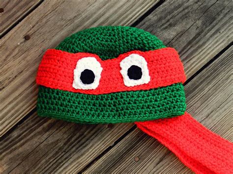 Ninja Turtle Hat Pattern By Hooking Housewives Ninja Turtle Hat