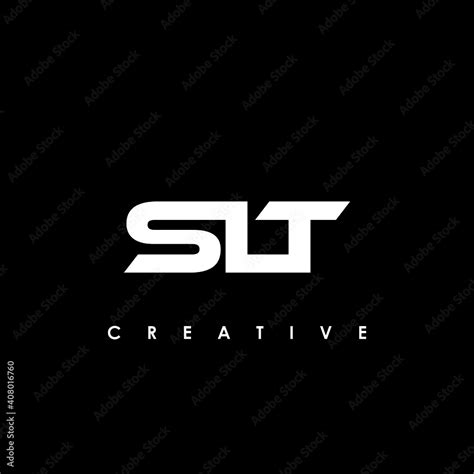 Slt Letter Initial Logo Design Template Vector Illustration Stock