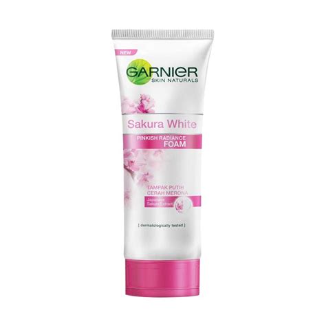 Jual Garnier Skin Naturals Sakura White Facial Foam 100 Ml