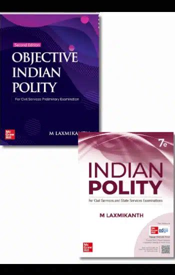 M Laxmikanth Set Of Books Objective Indian Polity Indian Polity