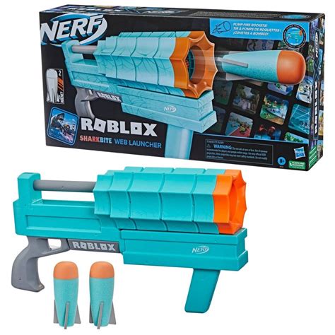 Buy Nerf Roblox Sharkbite Web Launcher Rocker Nerf Blaster With 2