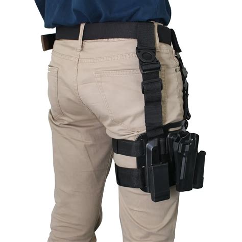 Quick Tactical Military Thigh Leg Holster Set W Magazine Pouch For