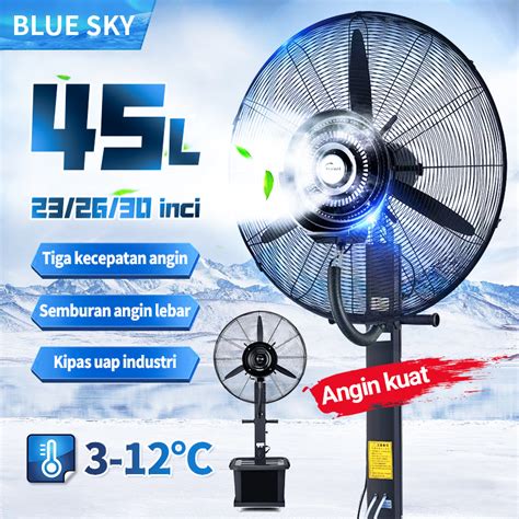 Jual BLUE SKY 23 26 30 Inch Kipas Mist Kipas Angin Semprot Embun 45Ltr