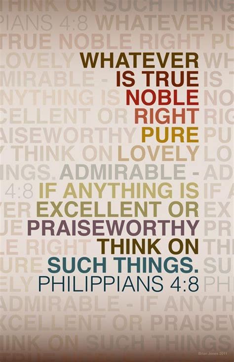 Virtue Bible Scripture Philippians Finally Brethren