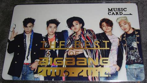 2014 The Best Of Bigbang 06 14 Set Of 7 Music Cards — My Bigbang Collection