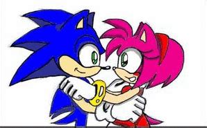 Sonic And Amy Kissing Sonic And Amy Fan Art Fanpop Page The