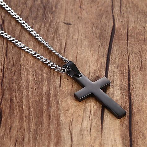 Jeulia Religious Cross Stainless Steel Men S Necklace Jeulia Jewelry