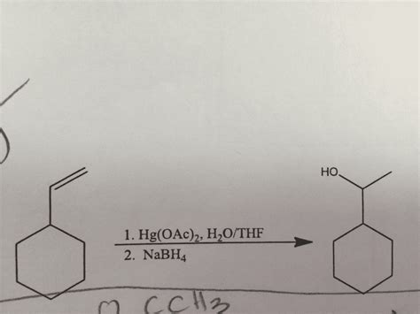 Oneclass Write Mechanism For The Following Reaction Hg Oac H