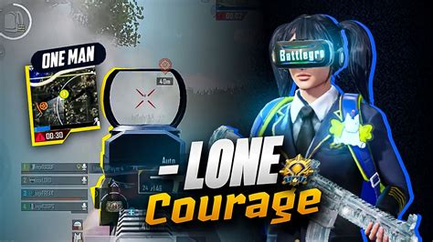 Lone Courage🔱 Handle The Most Intense Situations 1v4 Clutches Bgmi