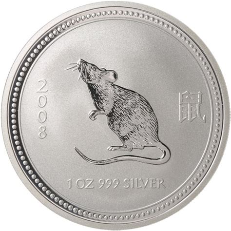 Oz Australian Silver Lunar Rat Series I Coins L Jm Bullion