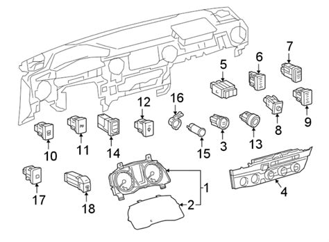 Toyota Tacoma Hvac Temperature Control Panel 2 7 Liter 2wd W O Anti