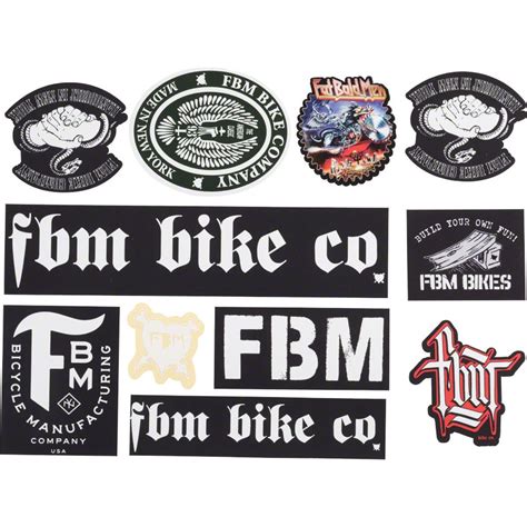 FBM Assorted Sticker Pack | Tree Fort Bikes