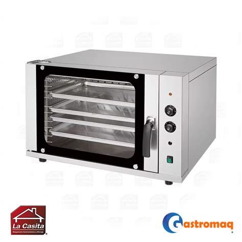 Horno Convector El Ctrico Bandejas X Cm Kw Gastromaq La