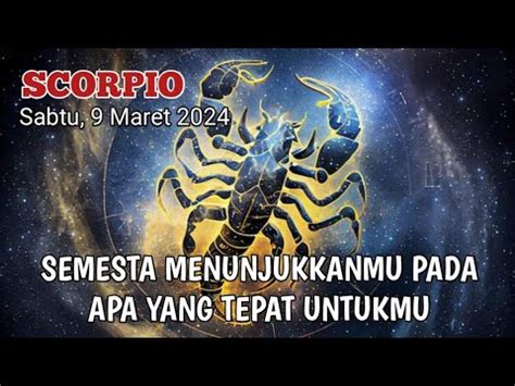 Scorpiosemesta Memberi Dukungan Penuh Untukmu Hari Ini Maret