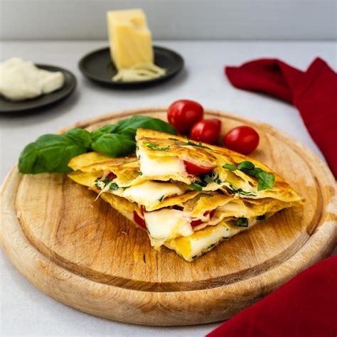 Tomaten Mozzarella Quesadillas Schnelle Einfache Rezepte Rezept