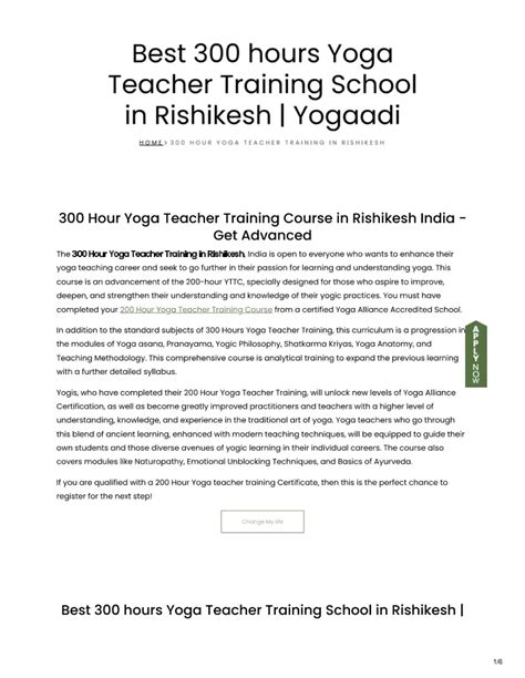 Ppt Best 300 Hours Yoga Teacher Training School In Rishikesh