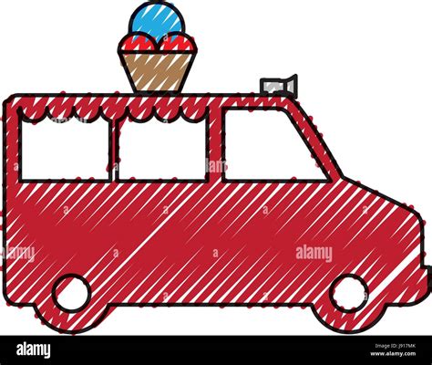 Ice Cream Truck Stock Vector Image And Art Alamy