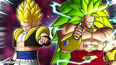 Dragon Ball Raging Blast Broly Ssj Vs Gogeta Ssj Youtube