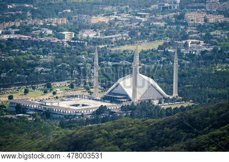 Faisal Mosque Image Photo Free Trial Bigstock