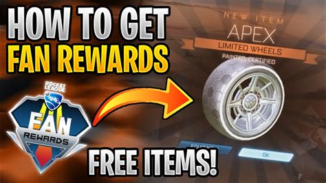 How To Get Free Rlcs Fan Reward Drops On Rocket League In Youtube