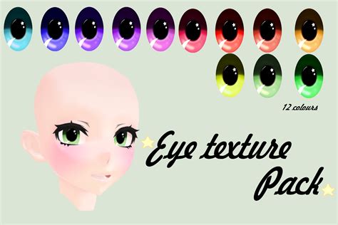 Mmd Eye Texture Pack Dl By Mizsmoon On Deviantart