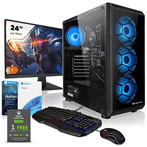 Megaport Set Komplett Pc Gaming Pc Amd Ryzen G Monitor