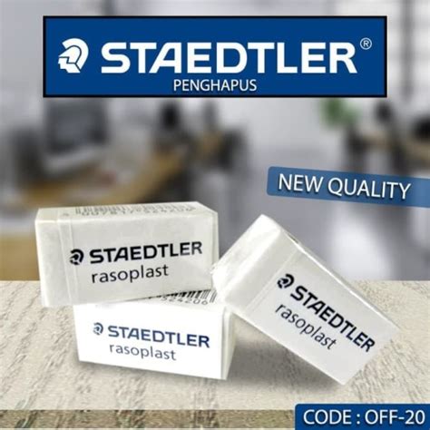 Jual PENGHAPUS STAEDTLER RASOPLAST PUTIH ERASER OFF 20 Kota