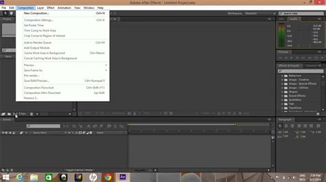 Adobe After Effects User Interface Overview YouTube