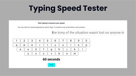 Typing Speed Tester Using HTML CSS And JavaScript