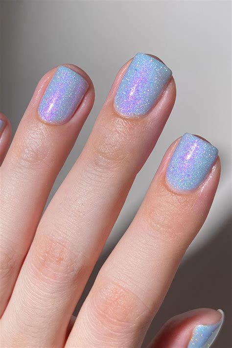 Blue Shimmergraphic Nail Polish Cirque Colors Spoonful Of Sugar