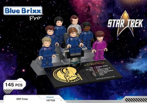 BlueBrixx Sets 107725 Minifigure Pack Star Trek Enterprise