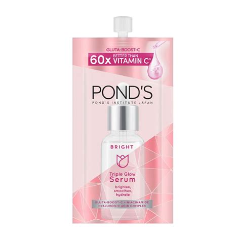 Pondsponds Pond S Bright Triple Glow Facial Serum With Gluta Boost And