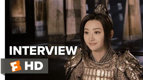 great wall interview jing tian  action  youtube