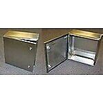 BUD INDUSTRIES SNB 3735 SS Natural Stainless Steel Wall Mount NEMA Box