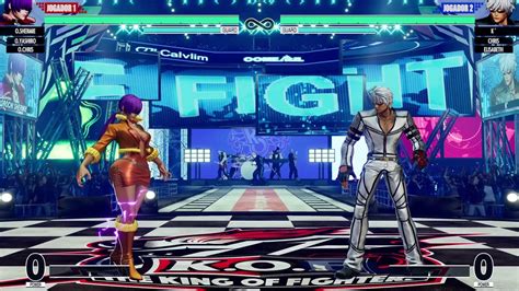 THE KING OF FIGHTERS XV O SHERMIE O YASHIRO O CHRIS VS CHRIS ELISABETH