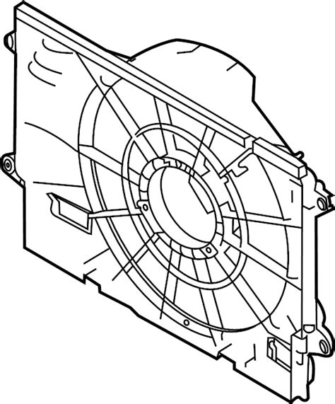 Hyundai Veloster N Engine Cooling Fan Shroud 25350K9600 Hyundai