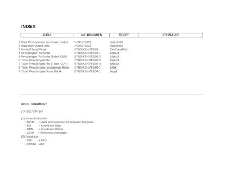 Xls Perhitungan Beton Sksnixls Pdfslidetips