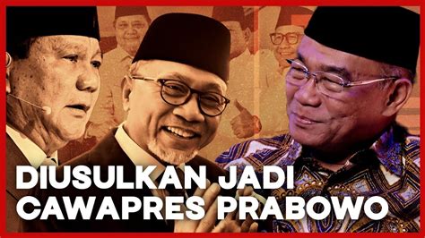 Muhadjir Effendy Jawab Usulan Zulkifli Hasan Jadi Cawapres Prabowo