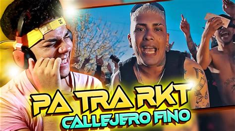 Callejero Fino Pa Tra Rkt Ft Pusho Dj Reacci N Opini N