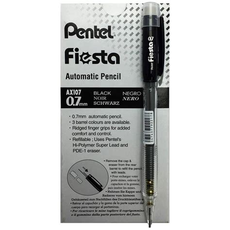 L Piz Portamina Mm Fiesta Caja Un Negro Pentel