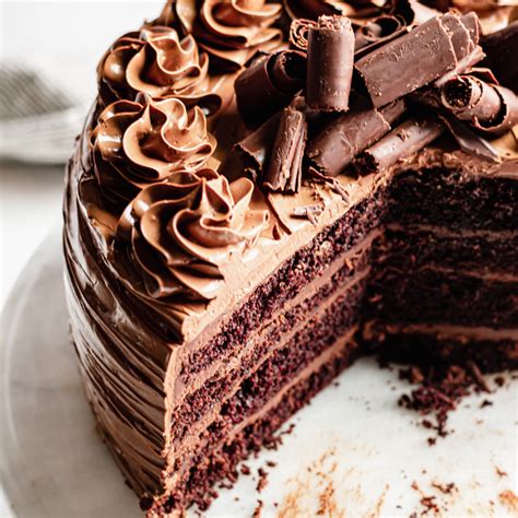 Triple Chocolate Layer Cake