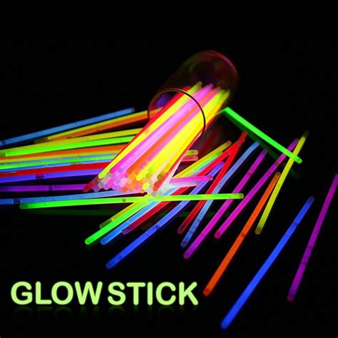 Neon Light Glow Sticks Party Pack Glow Sticks With Connector Etsy