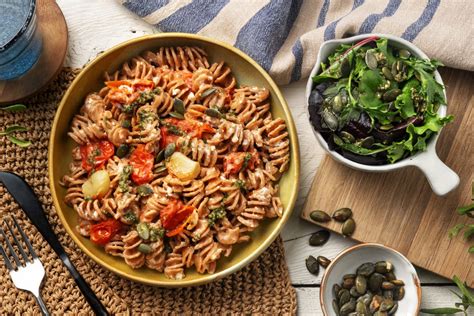 Baked Feta And Baby Plum Tomato Fusilli Recipe Hellofresh