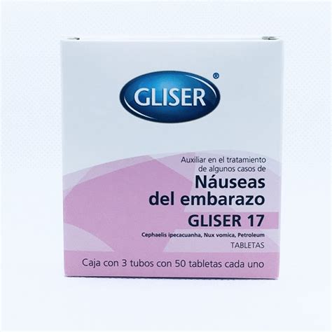 Gliser 17 Náuseas Del Embarazo 150 Tabletas Cad 627 Farmacia