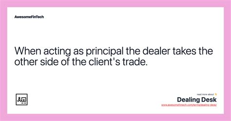 dealing desk awesomefintech blog
