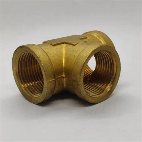 Inch Straight Brass Forged Equal Tee For Plumbing Pipe At Rs